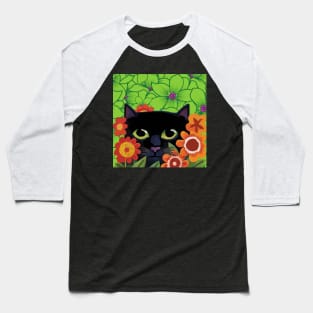 Hide and seek kitten Baseball T-Shirt